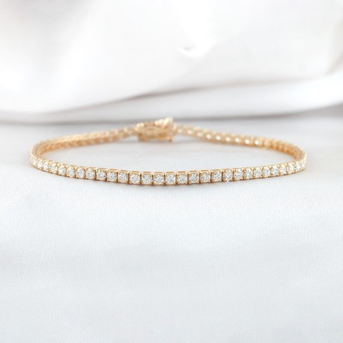 Bracciale tennis terra - bracciale, tonda
