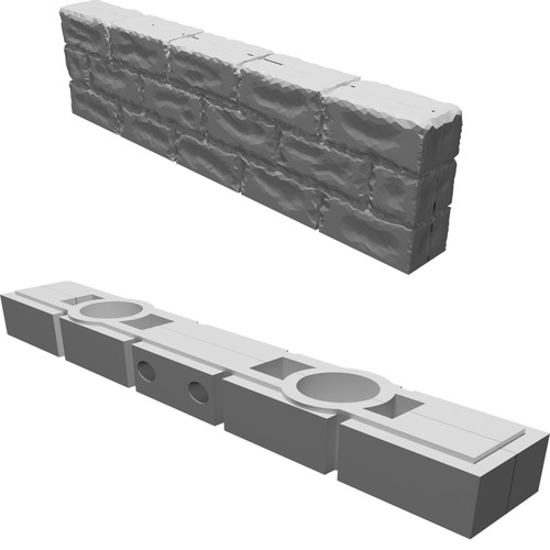 Parete per sistema - sistema, tiles